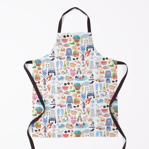 Item preview, Nantucket Summer Essentials Watercolor designed and sold by bytierney.
