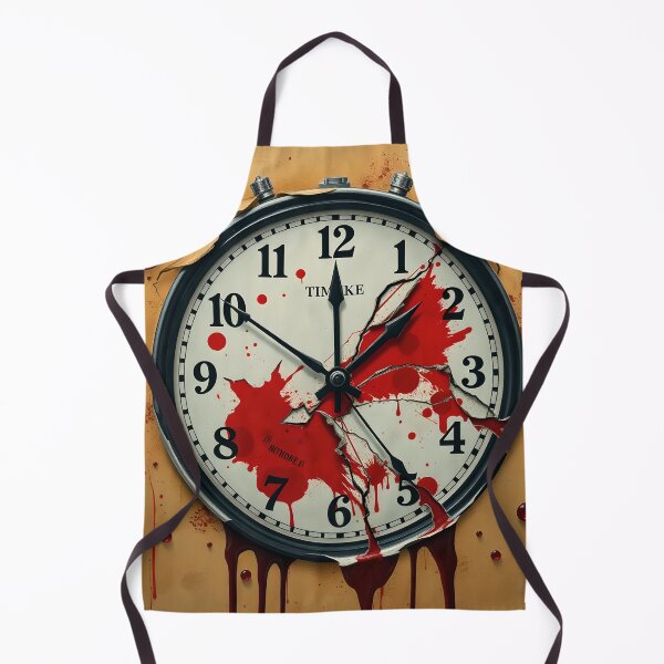 Item preview, Horror Bloody Stopwatch - Dark Gothic Time Splattered Clock Art designed and sold by AbdS07.