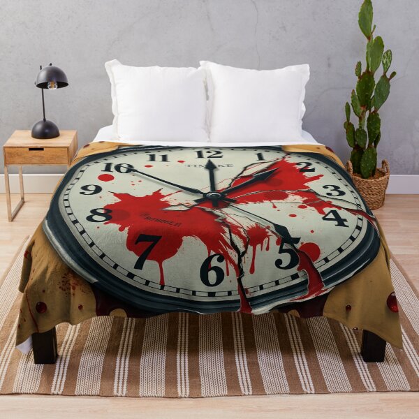 Item preview, Horror Bloody Stopwatch - Dark Gothic Time Splattered Clock Art designed and sold by AbdS07.