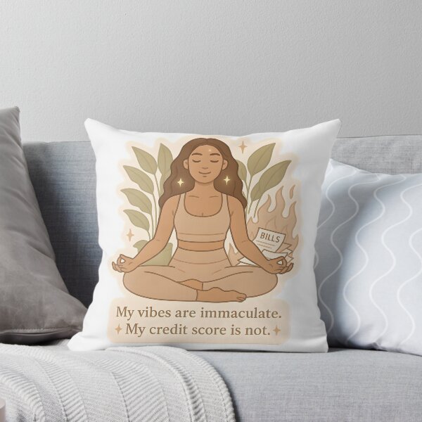 Item preview, Immaculate Vibes, Questionable Credit – Zen Chaos Sticker designed and sold by MAVNALE.