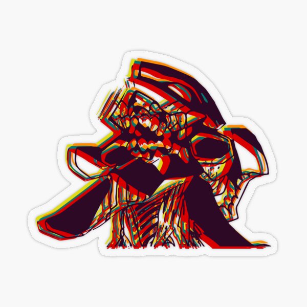 Evangelion Unit-01 Beserk Transparent Sticker