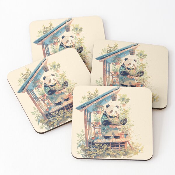 Item preview, Panda, the little gardener designed and sold by WoollenLlama.