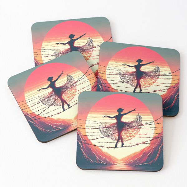 Item preview, Barbed Wire Tightrope, Ai Generated Art    designed and sold by ACC .