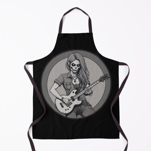 Item preview, Zombie Girl with Guitar designed and sold by NightTimeJ.