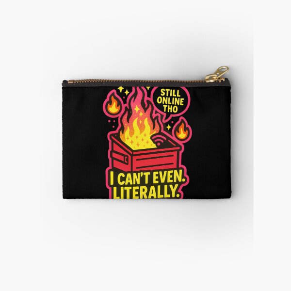 Item preview, Still Online Tho – Dumpster Fire Sticker of the Century designed and sold by MAVNALE.