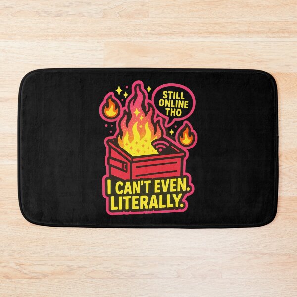 Item preview, Still Online Tho – Dumpster Fire Sticker of the Century designed and sold by MAVNALE.