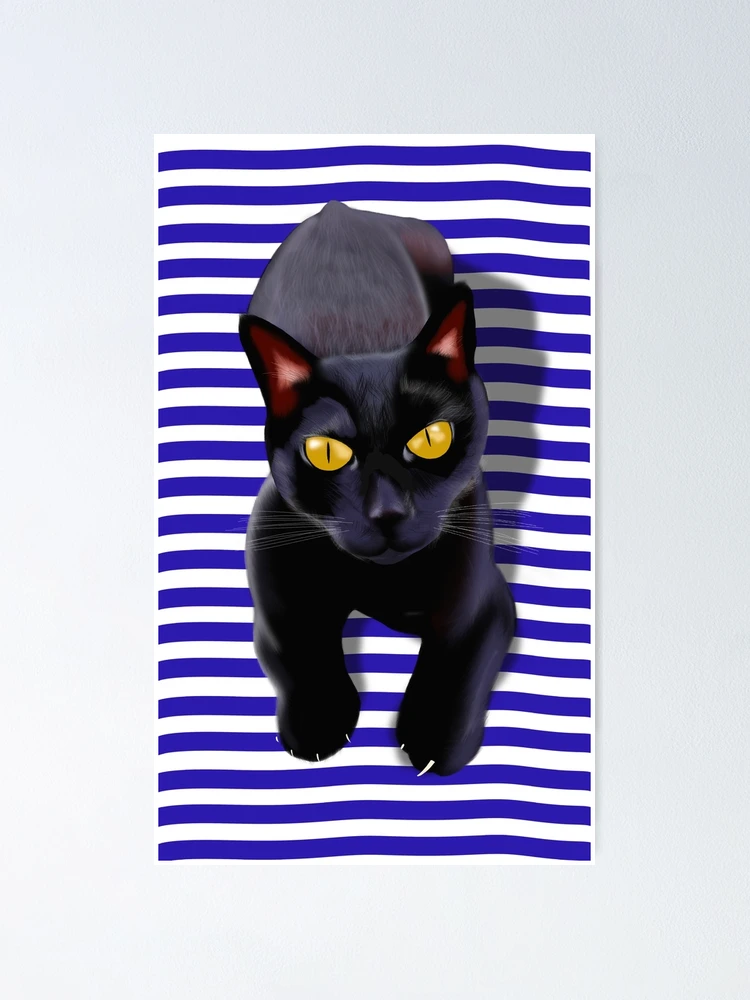 Imagen 1 de 3, Póster con la obra Meow, diseñada y vendida por ROCIODRAMATICA.