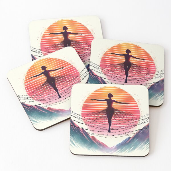 Item preview, Barbed Wire Tightrope, Ai Generated Art    designed and sold by ACC .