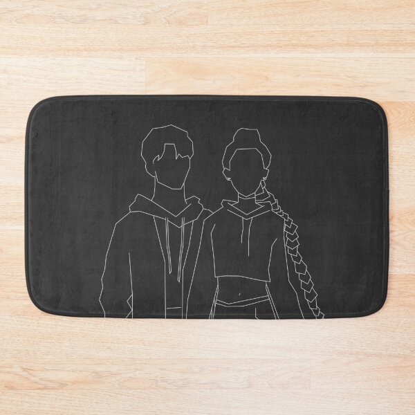 Item preview, Rumi & Jinu (White Line) designed and sold by Nibi Store.