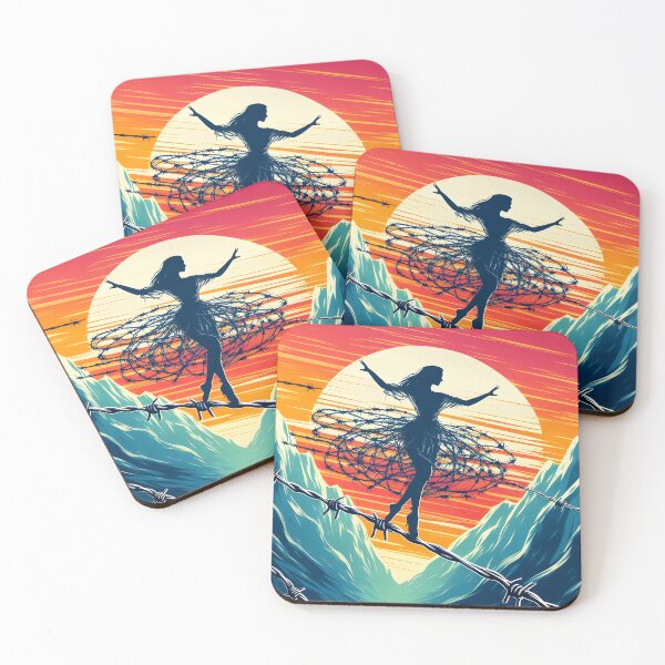 Item preview, Barbed Wire Tightrope, Ai Generated Art    designed and sold by ACC .