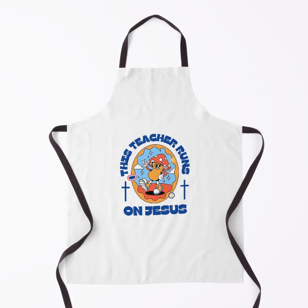 Item preview, This Teacher Runs on Jesus designed and sold by ThreadCraftCo.