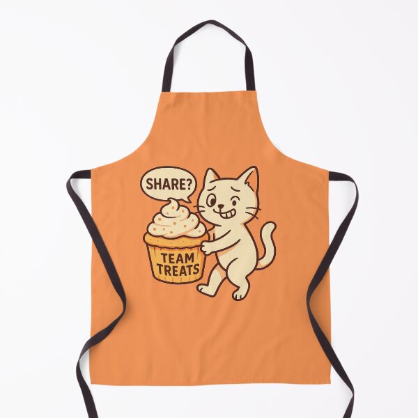 Item preview, Funny Team Treats Cat Sticker designed and sold by Yuliya Brush.