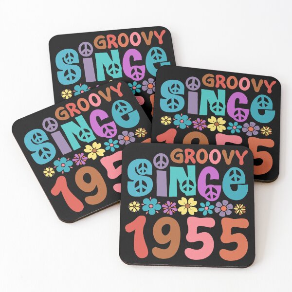Item preview, Groovy Since 1955 70th Birthday designed and sold by thepixelgarden.
