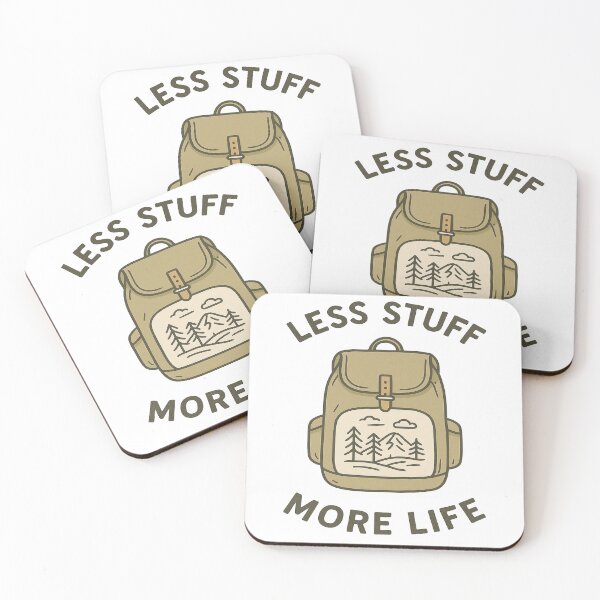 Item preview, Less Stuff More Life – Minimalist Eco Travel designed and sold by VisqweaR.