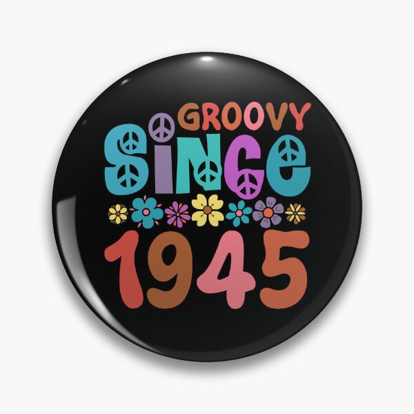 Item preview, Groovy Since 1945 80th Birthday designed and sold by thepixelgarden.
