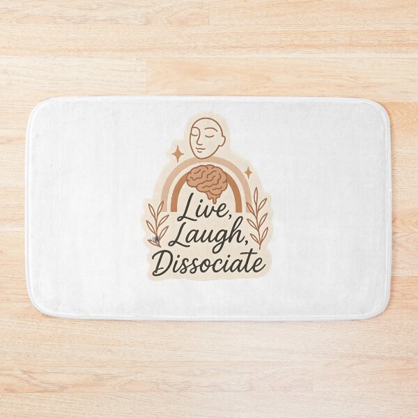 Item preview, Live, Laugh, Dissociate Sticker designed and sold by MAVNALE.