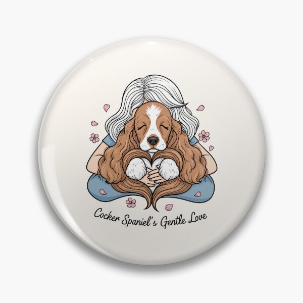 Artikelvorschau, Die sanfte Liebe eines Cocker Spaniels entworfen und verkauft von Amir Faysal.