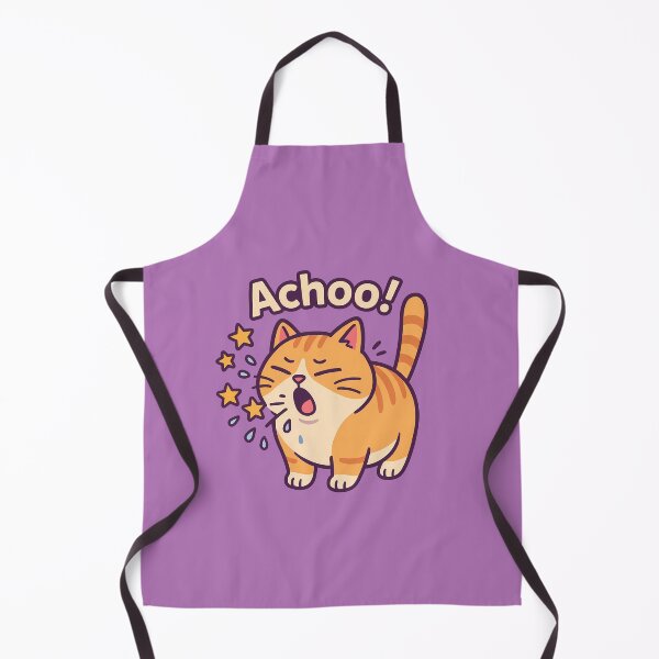 Item preview, Sneezing Cat Achoo Funny Artwork designed and sold by Yuliya Brush.