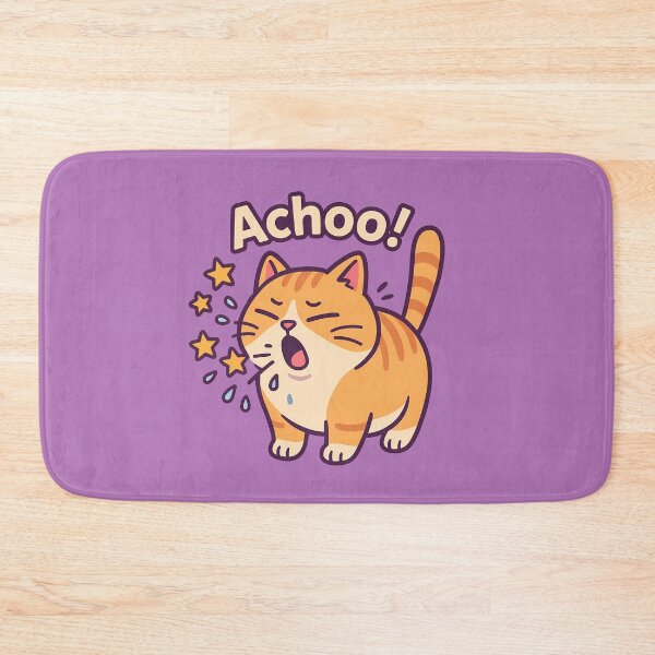 Item preview, Sneezing Cat Achoo Funny Artwork designed and sold by Yuliya Brush.