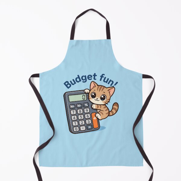 Item preview, Cute Cat Calculator Budget Fun designed and sold by Yuliya Brush.
