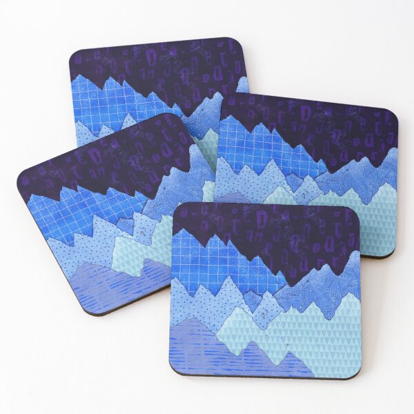 Item preview, Dream Big – Blue Mountain Collage Art designed and sold by vkelloggdesign.