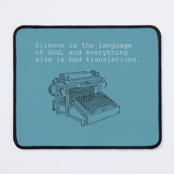 Item preview, Silence Rumi Quote  designed and sold by RoydonRoadTees.
