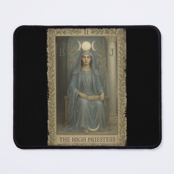 Item preview, Mystical Tarot "The High Priestess" Card Art designed and sold by FabcoDesign.