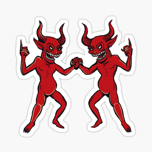 Item preview, dancing devils designed and sold by HauntedEmporium.