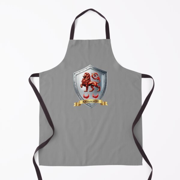 Item preview, Kavanagh Coat of Arms – Red Lion & Crescents with Name Banner designed and sold by Highlandkings.
