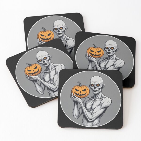 Item preview, Zombie with Pumpkin - Orange Eye designed and sold by NightTimeJ.