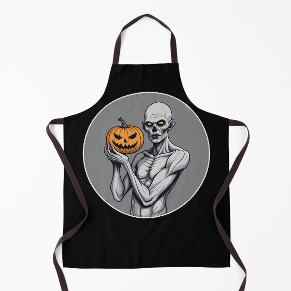 Item preview, Zombie with Pumpkin - Orange Eye designed and sold by NightTimeJ.