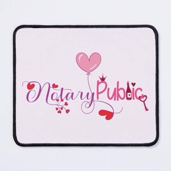 Item preview, Notary Public Valentine’s Day Heart Balloon Design designed and sold by NotaryLife.