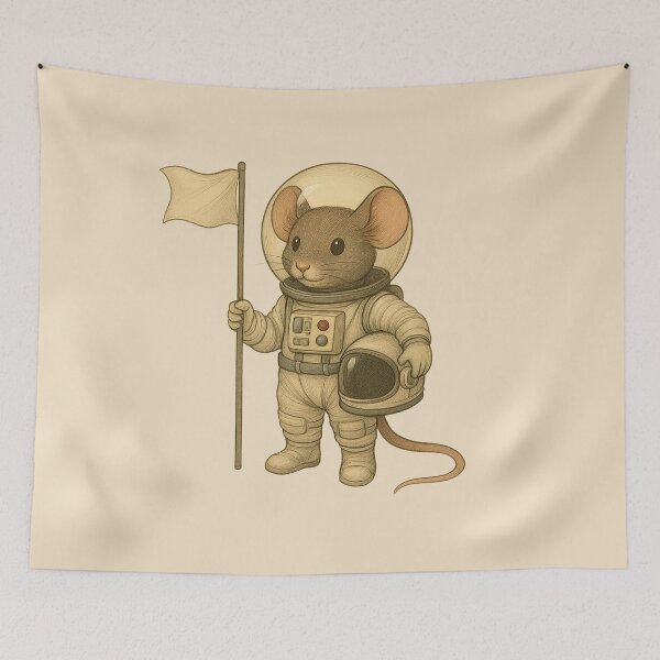 Item preview, Mouse - Astronaut designed and sold by FuzzyMood-_-.