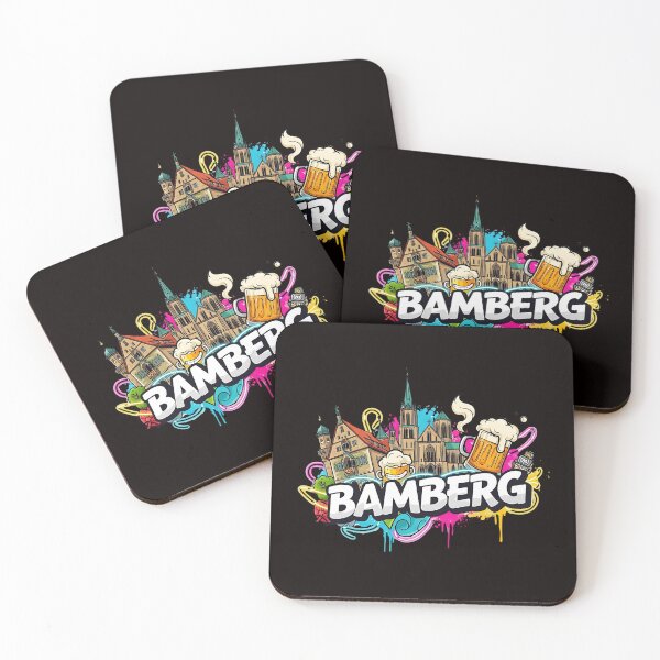 Item preview, Bamberg Germany Street Art Logo - Youthful City Travel Souvenir designed and sold by Sitred123.