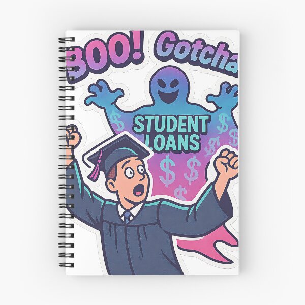 Item preview, The Ghost of Student Loans designed and sold by Throwback Trends.