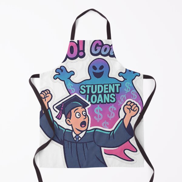 Item preview, The Ghost of Student Loans designed and sold by Throwback Trends.