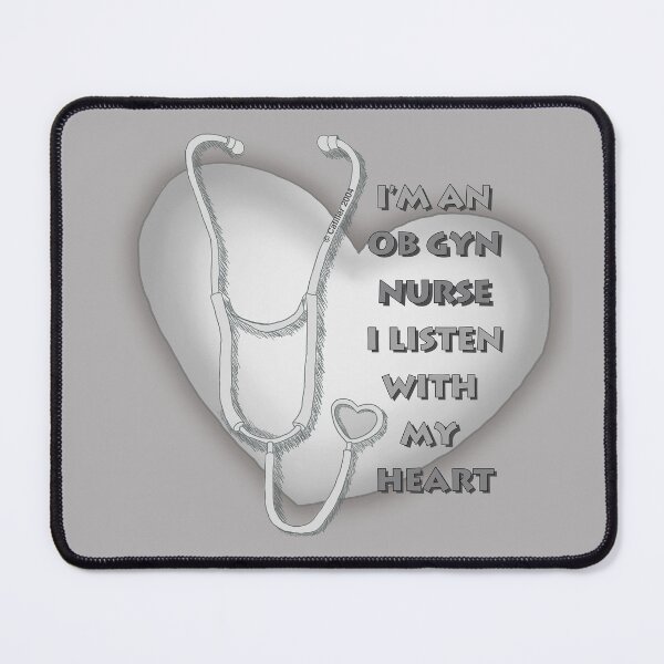 Item preview, OB GYN Nurse Heart designed and sold by artmuvz.