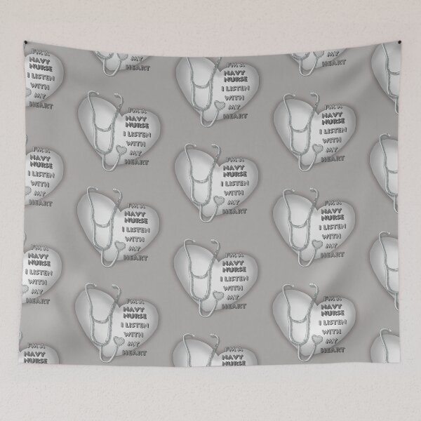 Item preview, Navy Nurse Heart designed and sold by artmuvz.