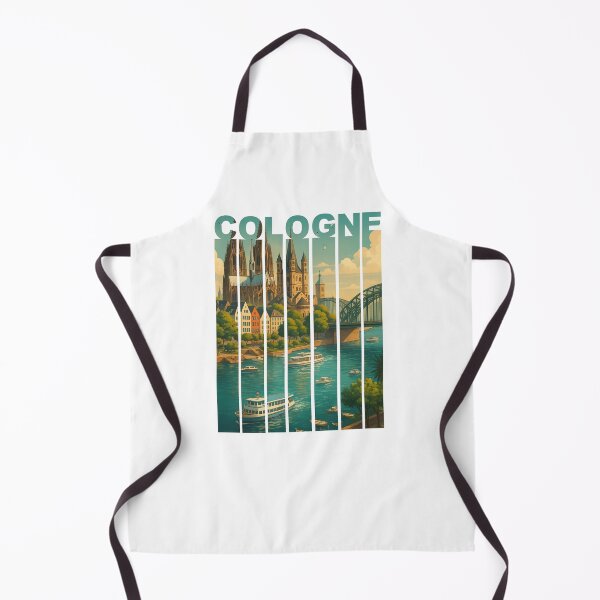 Item preview, Greetings from COLOGNE GERMANY - Modern Colorful City View designed and sold by Earth Celebration Designs.