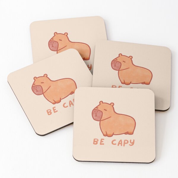 Item preview, Be Capy happy positive capybara designed and sold by winterpumpkin.