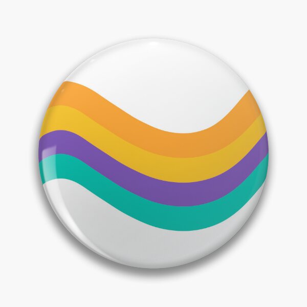 Item preview, Abstract wave shapes - bright colors and retro style designed and sold by SLNart.