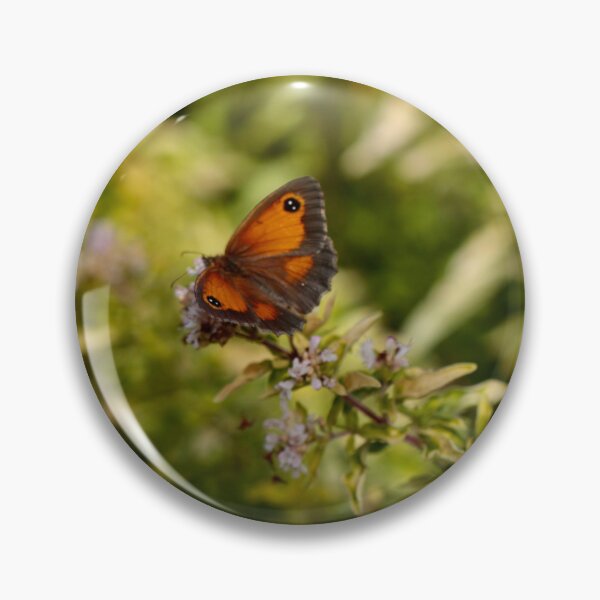 Item preview, Gatekeeper - Hedge Brown Butterfly on Thyme designed and sold by Kate Anderson Art.