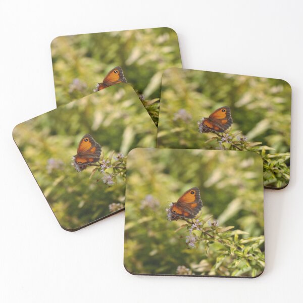 Item preview, Gatekeeper - Hedge Brown Butterfly on Thyme designed and sold by Kate Anderson Art.
