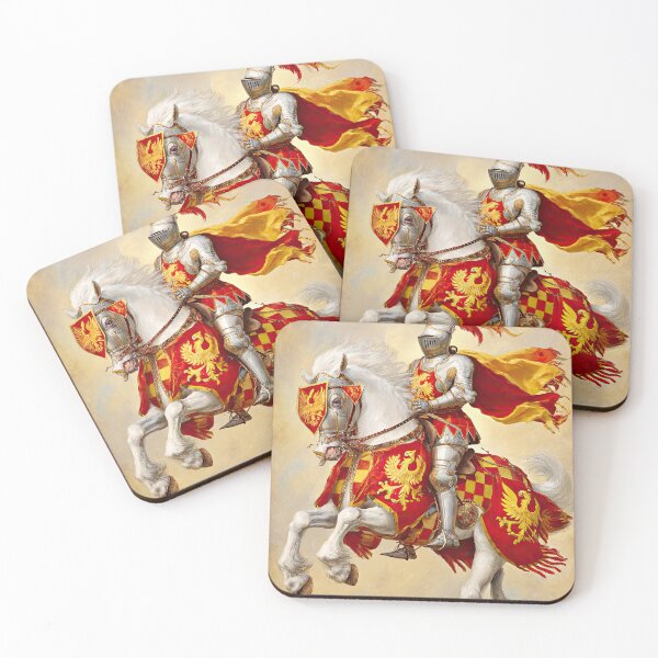 Item preview, Amazing adventures of a fearless medieval knight illustrated designed and sold by Piotrek0001.