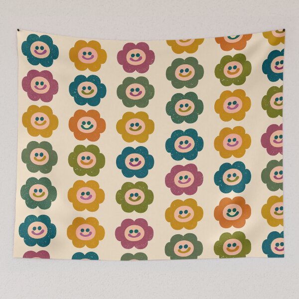 Item preview, Happy Flower Pattern designed and sold by Napxcha.