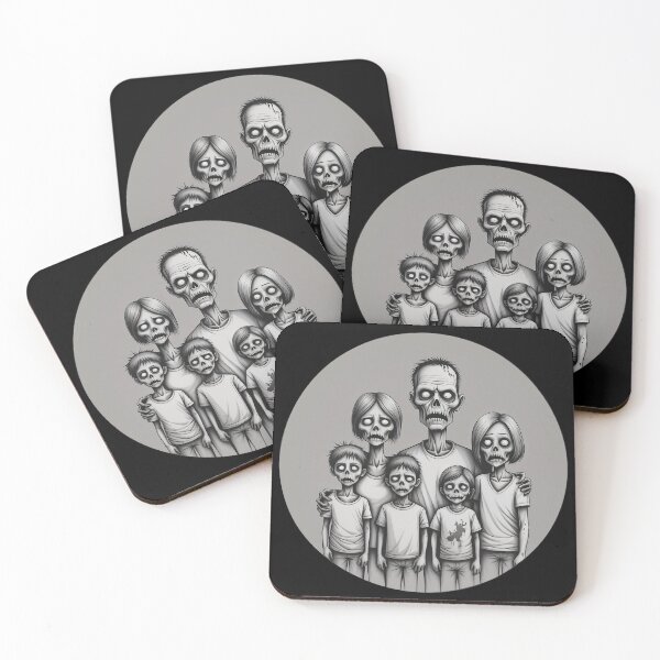 Item preview, Zombie Family - Zombie Family Portrait designed and sold by NightTimeJ.