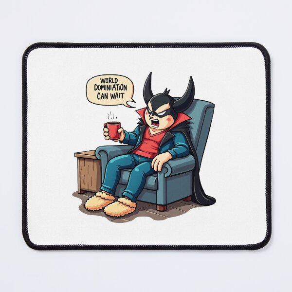 Item preview, Funny Supervillain World Domination Can Wait Coffee designed and sold by zoughlal.
