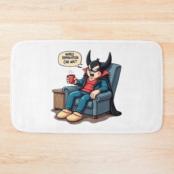 Item preview, Funny Supervillain World Domination Can Wait Coffee  designed and sold by zoughlal.