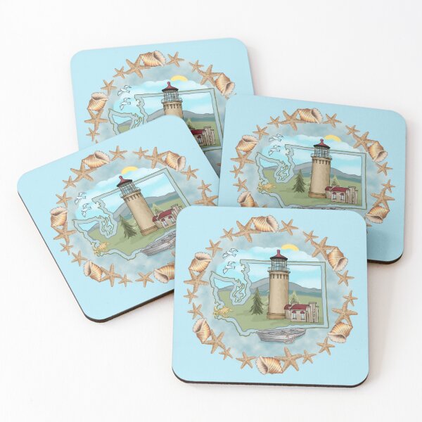 Item preview, Shell Washington Lighthouse designed and sold by artmuvz.
