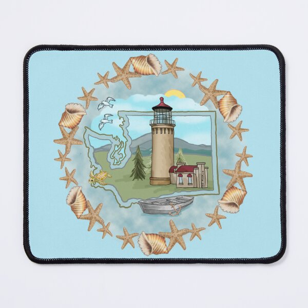 Item preview, Shell Washington Lighthouse designed and sold by artmuvz.